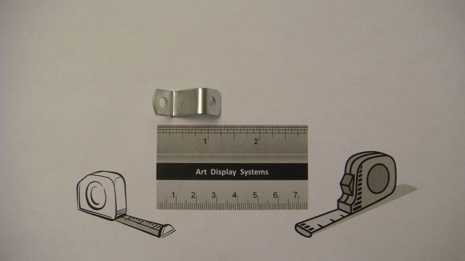 10 Canvas Offset Clips 3/4" Picture Framing Crafts 20 #6 1/2" Screws + Samples