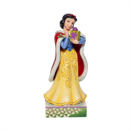 Enesco H0 Disney Traditions Jim Shore 6.7'' H Christmas Snow White Figurine