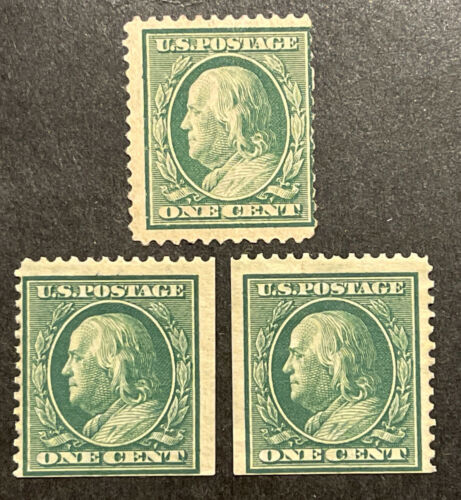Tdstamps: Us Stamps Scott#331 (3) Mint H Og Gum Dist