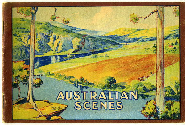 1914 Booklet W/ 70 Scenes Of Australia & States Queensland, Tasmania, Victoria