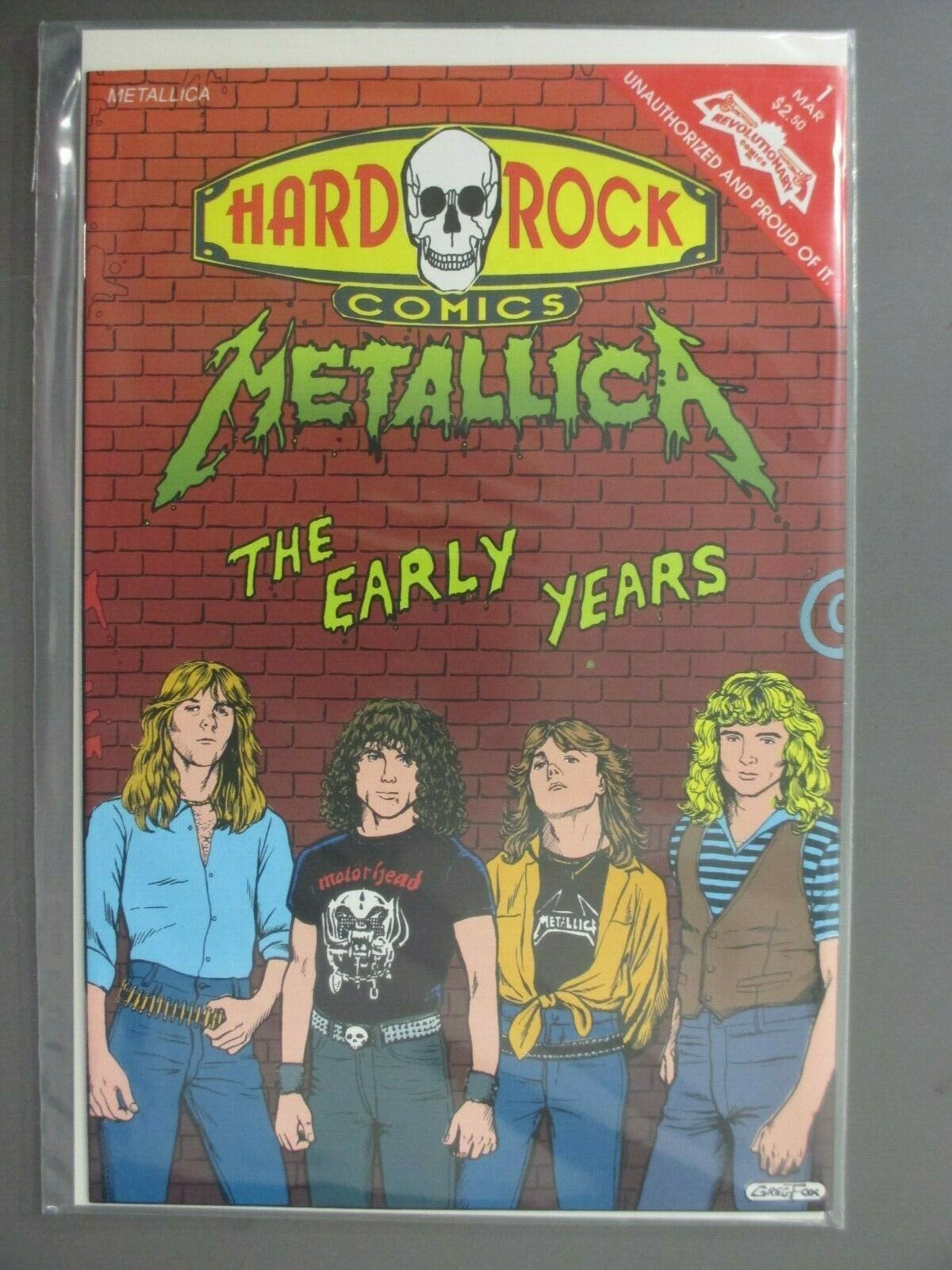 Metallica Hard Rock Comic 1 The Early Years First Printing 1992 !
