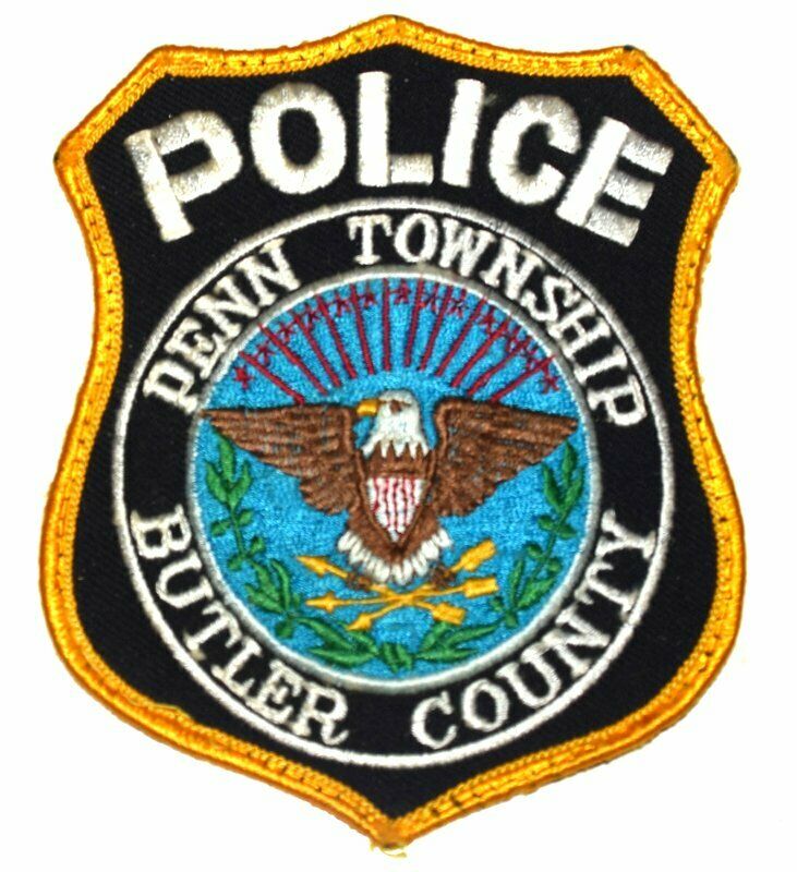 Penn Township Twp Pennsylvania Pa Sheriff Police Patch Butler County Eagle Used