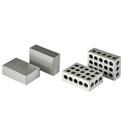 All Industrial 1 Matched Pair 1-2-3 Block Set No Hole & 1-2-3 Block Set 23 Holes