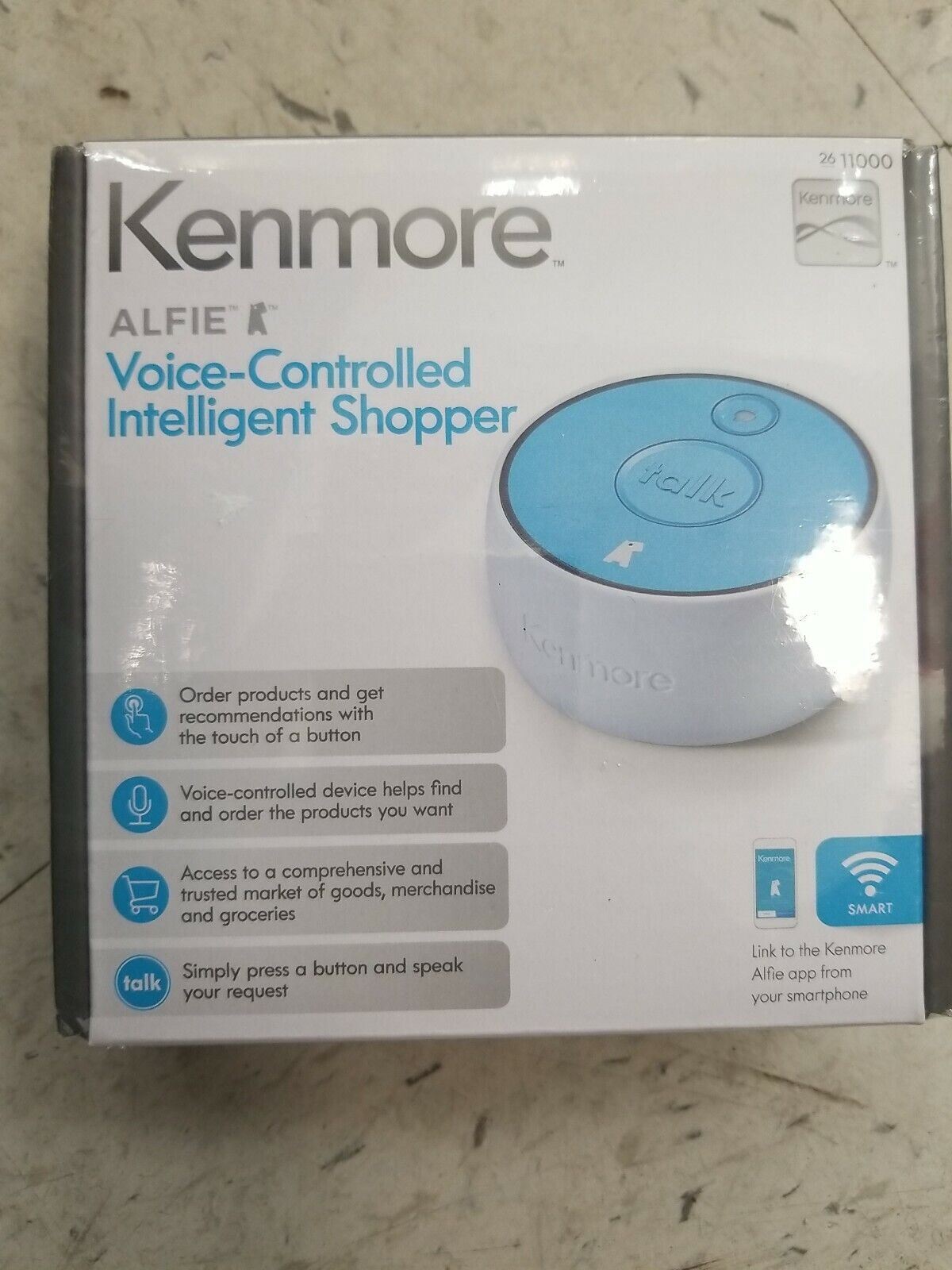 Brand New Kenmore Alfie Voice-controlled Intelligent Shopper 11000 Nib