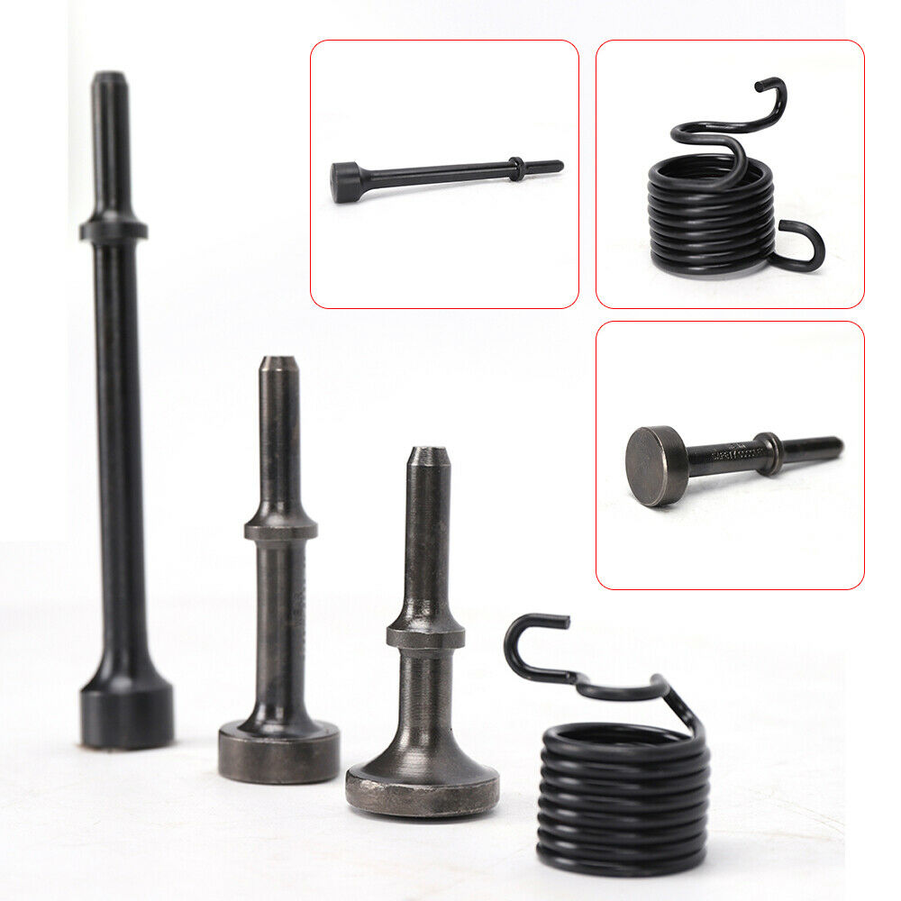 4pcs Pneumatic Air Hammer Bits With Spring For 150mm/190mm/250mm Gas Shovel
