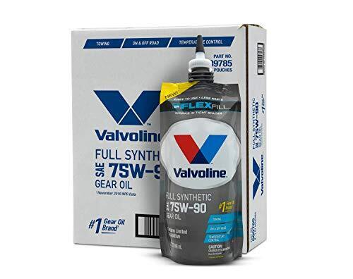 Valvoline Flexfill Sae 75w-90 Full Synthetic Gear Oil 1 Qt Case Of 4