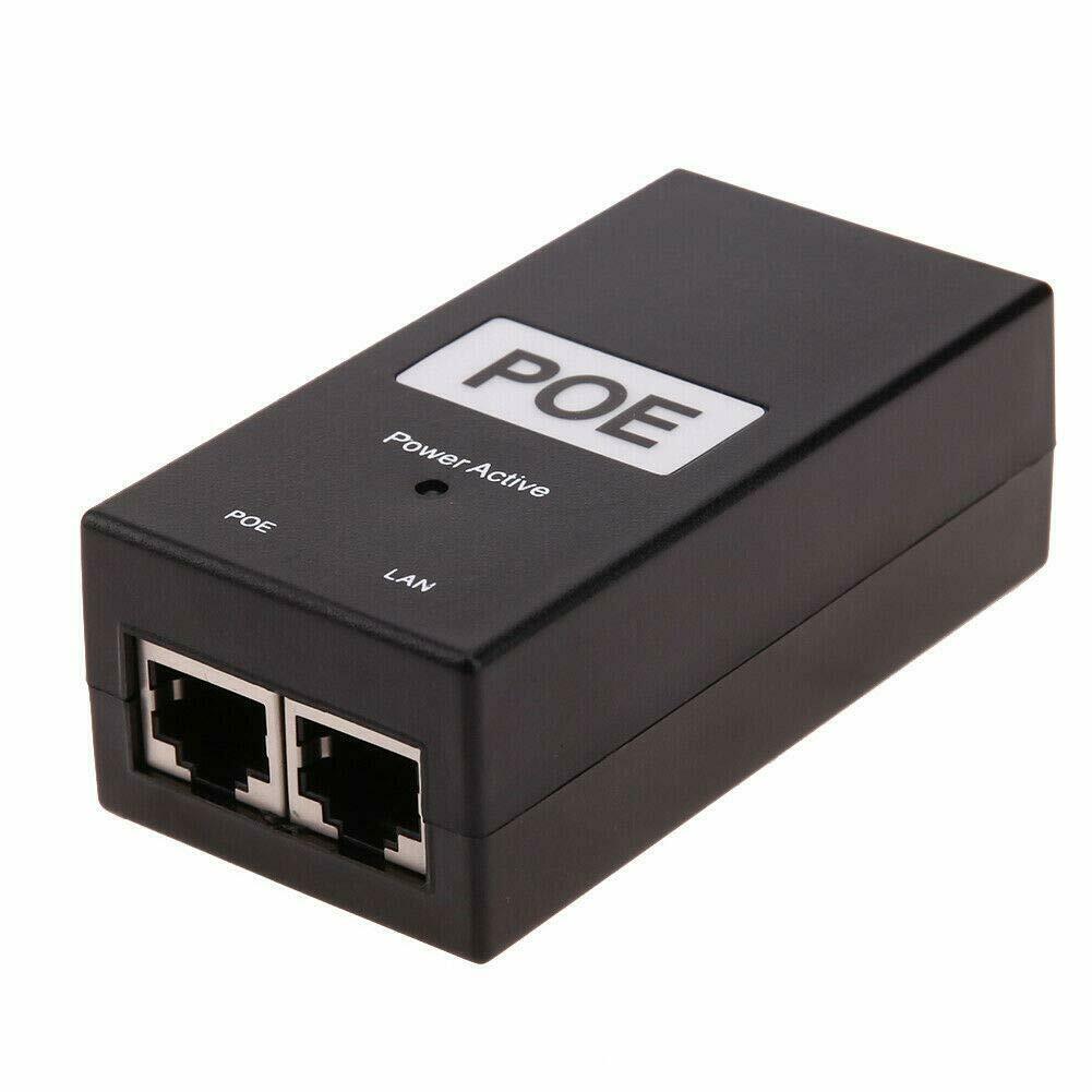 48v 24w Poe Injector Power Over Ethernet Adapter 802.3af Ip Cameras, Voip Phones
