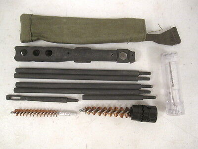 Vietnam Era Us Army/usmc M1 Rifle Buttstock Cleaning Kit W/oiler