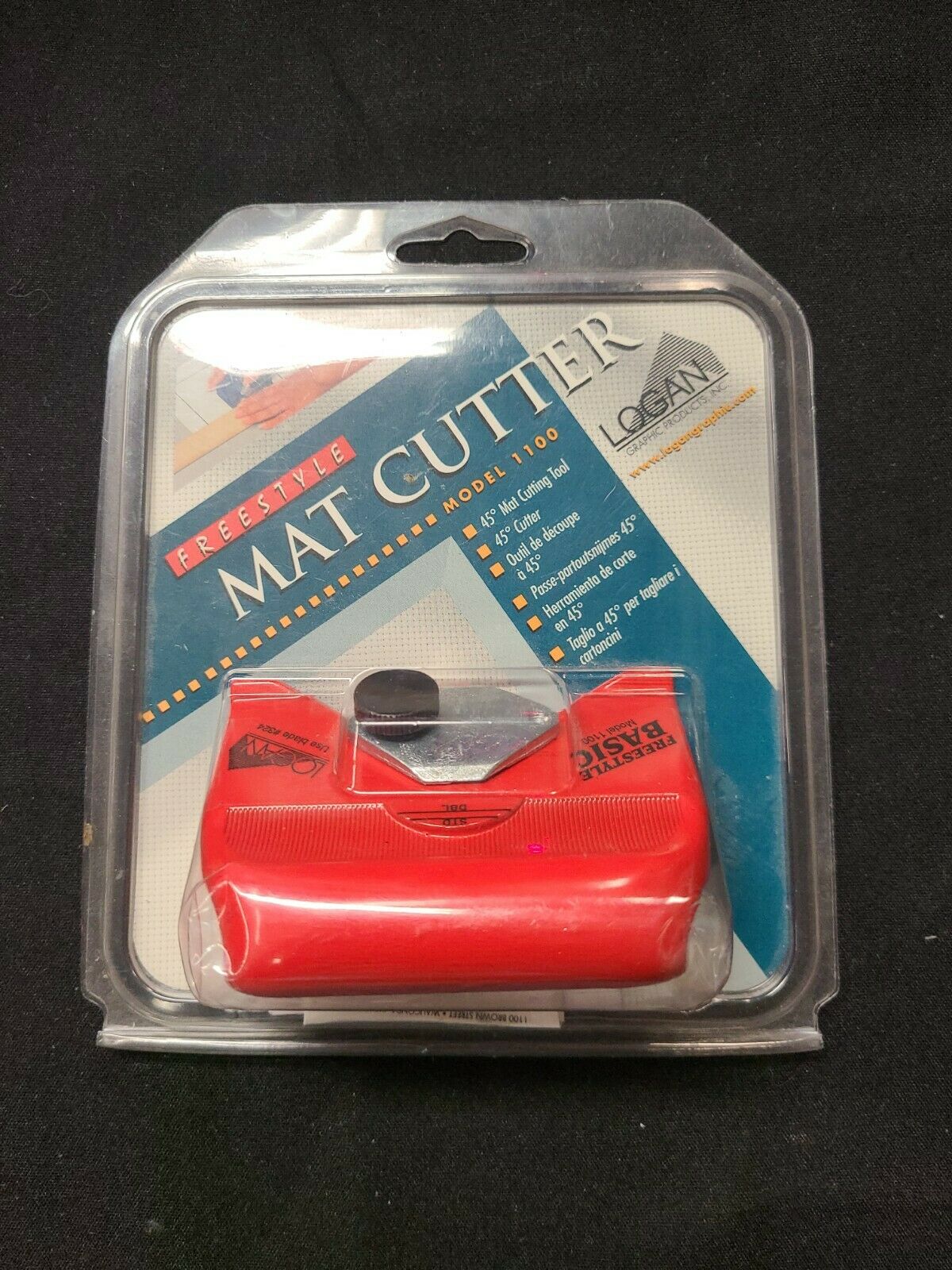 Logan Graphic Freestyle Mat Cutter 1100 Red New In Pack