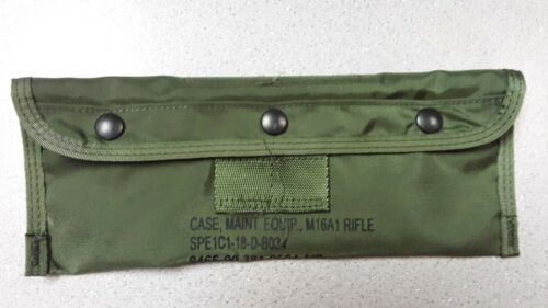 M-16 Army Rifle Maintenance Cleaning Kit Pouch Only 9465-00-781-9564 New