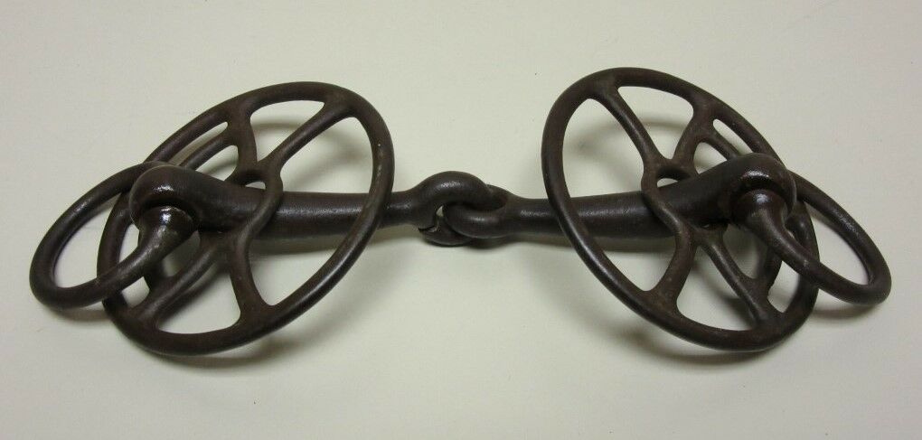 Large Collectible Iron Work Horse Driving Bit Snaffle Bit