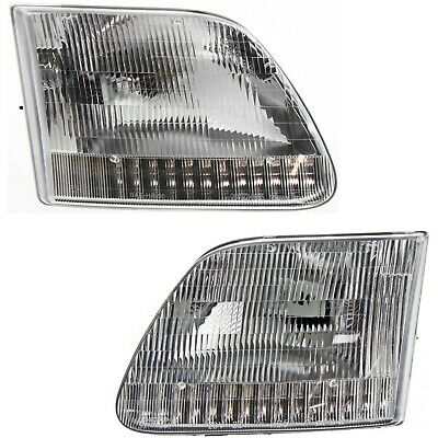 Headlight Set For 97-2003 Ford F-150 97-99 F-250 97-2002 Expedition Left & Right