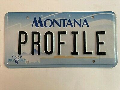 Vanity License Plate Profile Fbi Profiler Profiling Montana