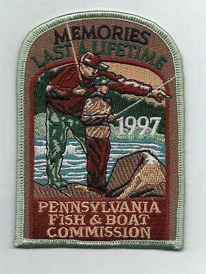 Pennsylvania Fish & Boat Comm., "memories Last A Lifetime" (1997) Patch, Mint