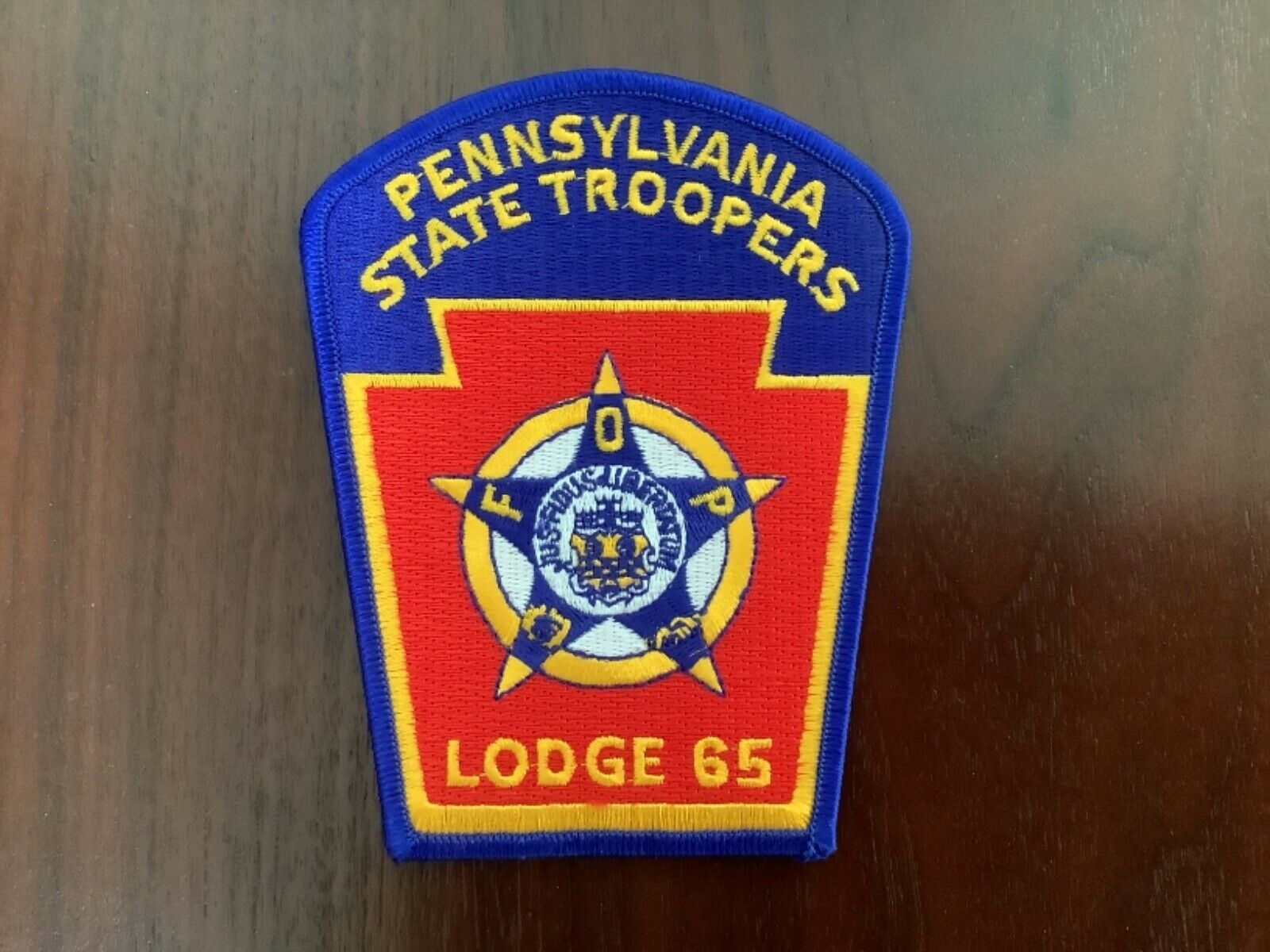 Rare Pennsylvania State Police Fop Lodge 65 State Trooper Police Patch