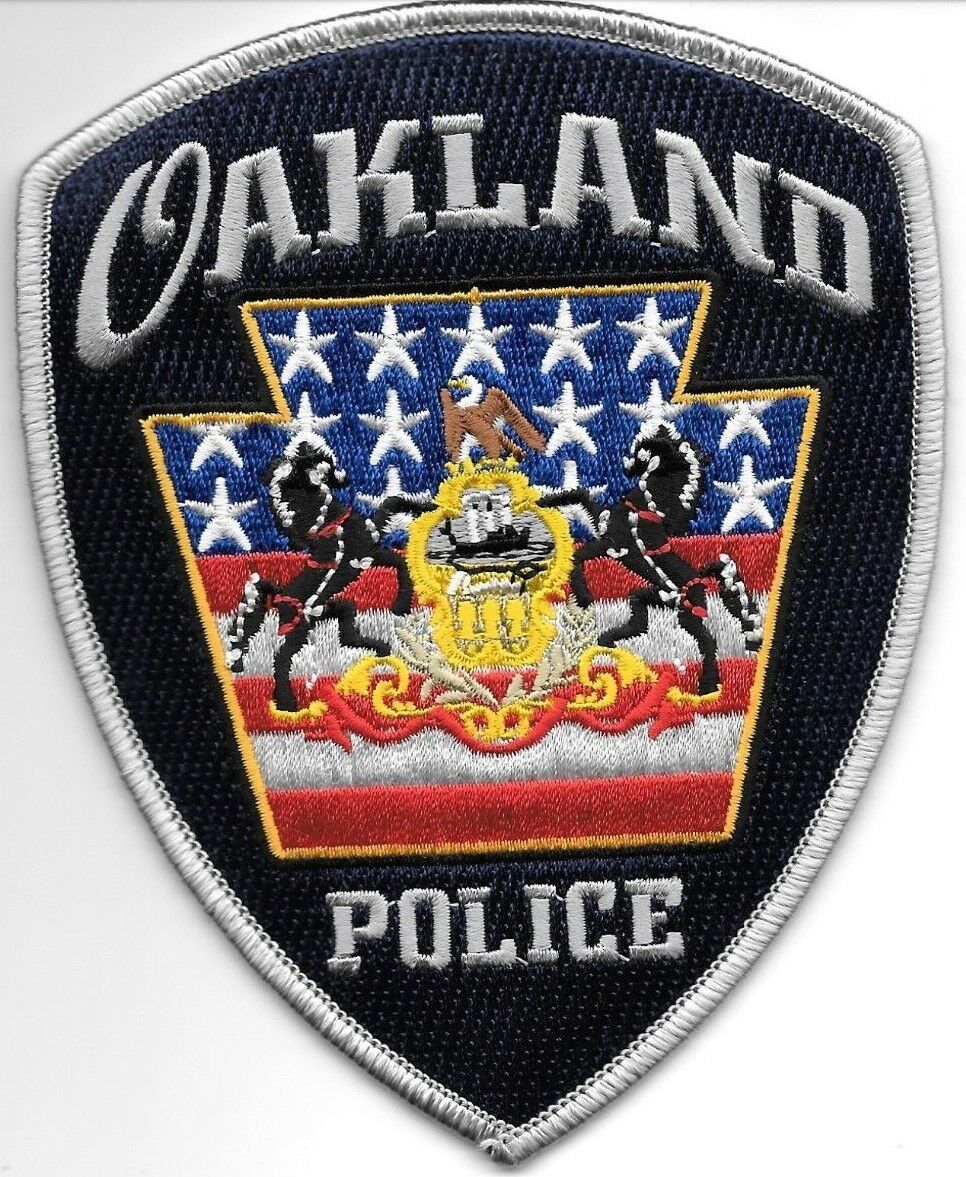 Oakland, Pennsylvania (4" X 5" Size) Shoulder Police Patch (fire)