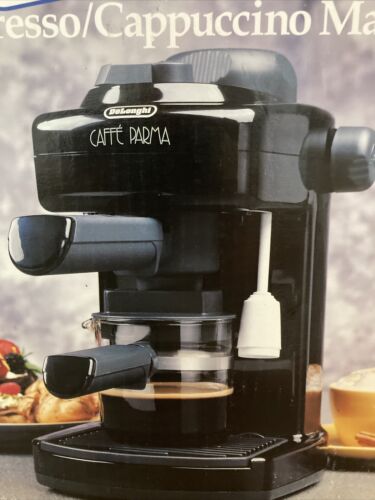 Delonghi Caffe Parma Espresso / Cappuccino Maker - Black -bar-6 New - Iced Latte