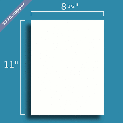 Printable Blank Sticker Paper - 8.5" X 11" Matte White - Inkjet & Laser Printer