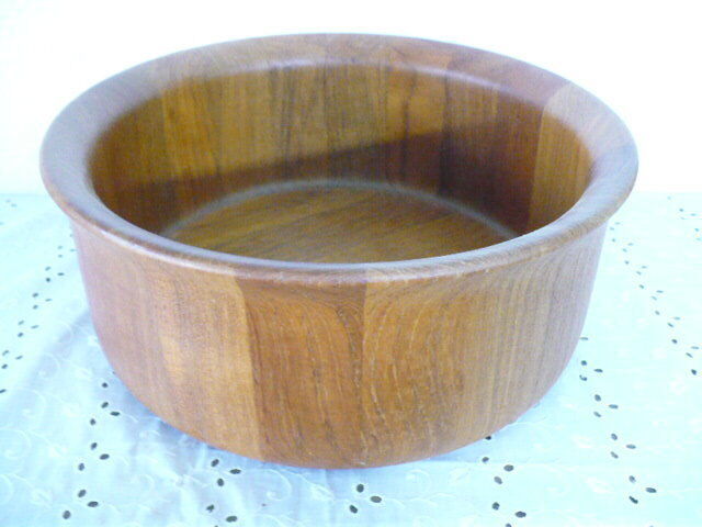 Dansk Danish Modern Design Beautiful Wood Large Bowl 11-5/8" In Diameter