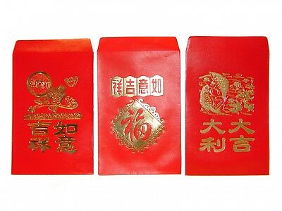 120pcs Chinese New Year Red Money Envelope Hongbao Red Packet Red Money Bag