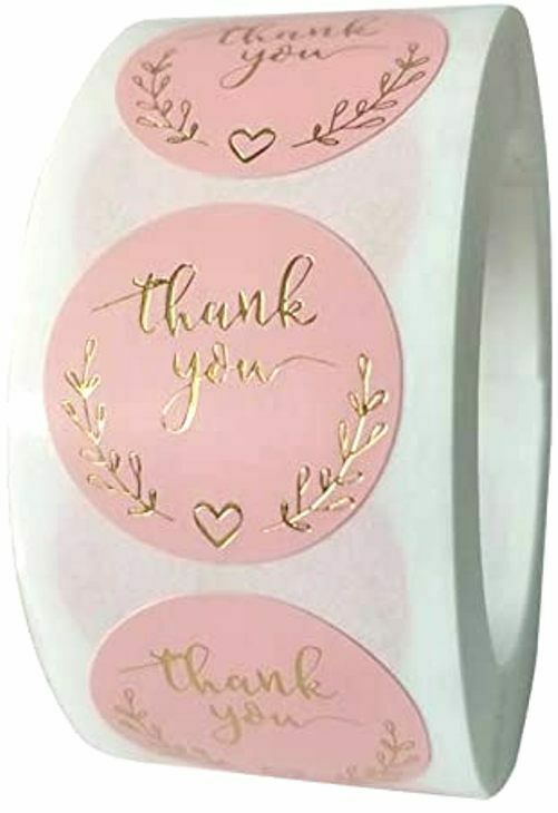 30 Thank You For Your Purchase Envelope Seals Labels Stickers 1" Round Free Ship
