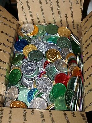 Lot Of 1000 Assorted New Orleans Mardi Gras Doubloons - Free Shipping
