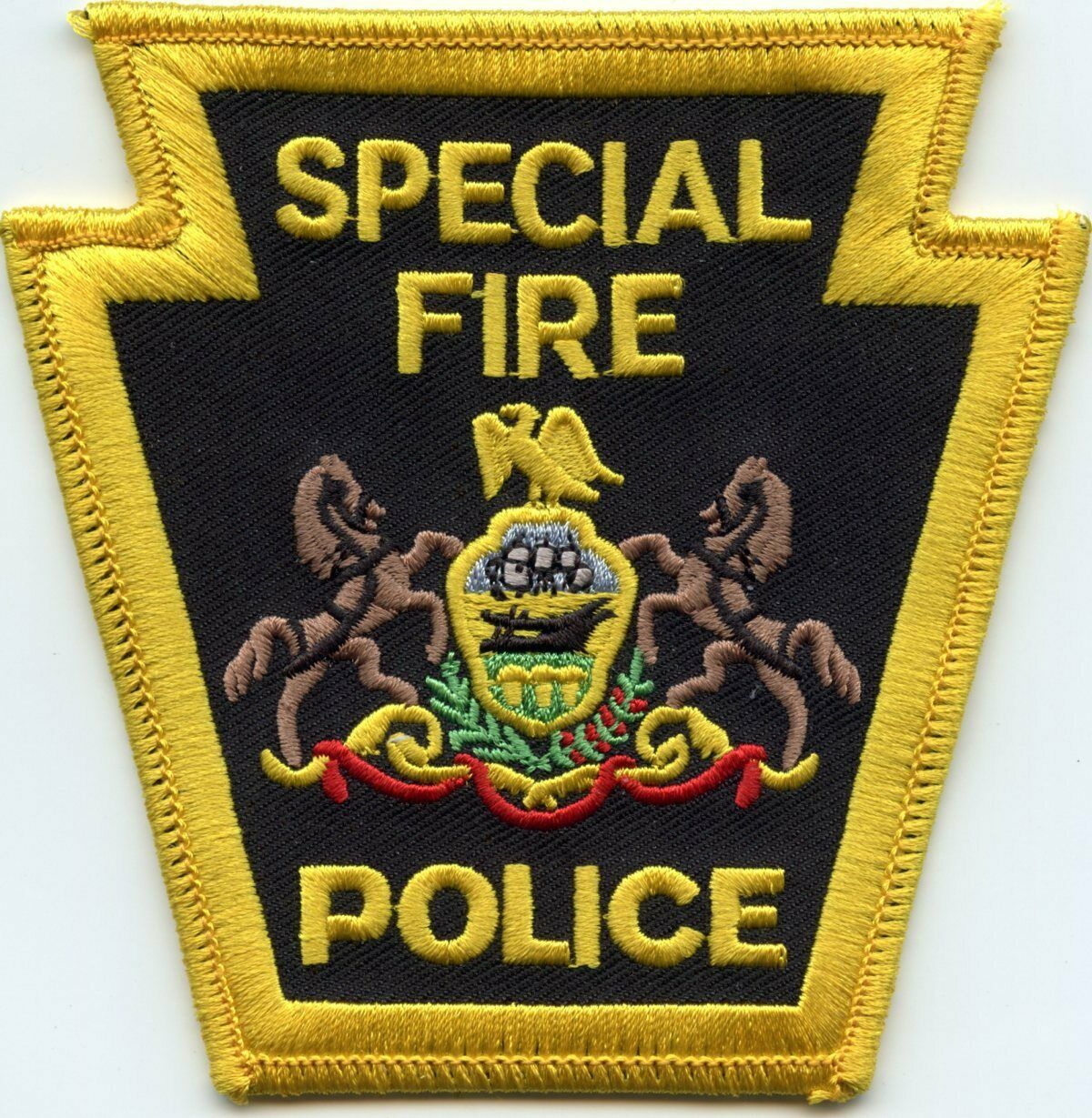 Pennsylvania Colorful State Seal Special Fire Police Patch