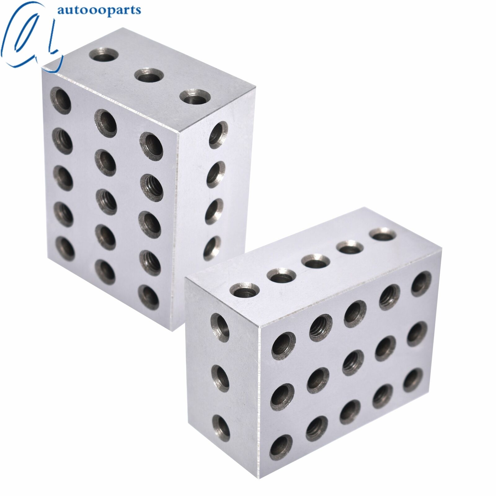 New Ultra Precision 1 Matched Pair 2-3-4 Blocks 23 Holes .0002" Precision