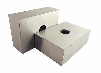 123 Blocks One 1/2" Hole  Matched Pair 2 Each Ultra Precision +/-.0002 Hardened
