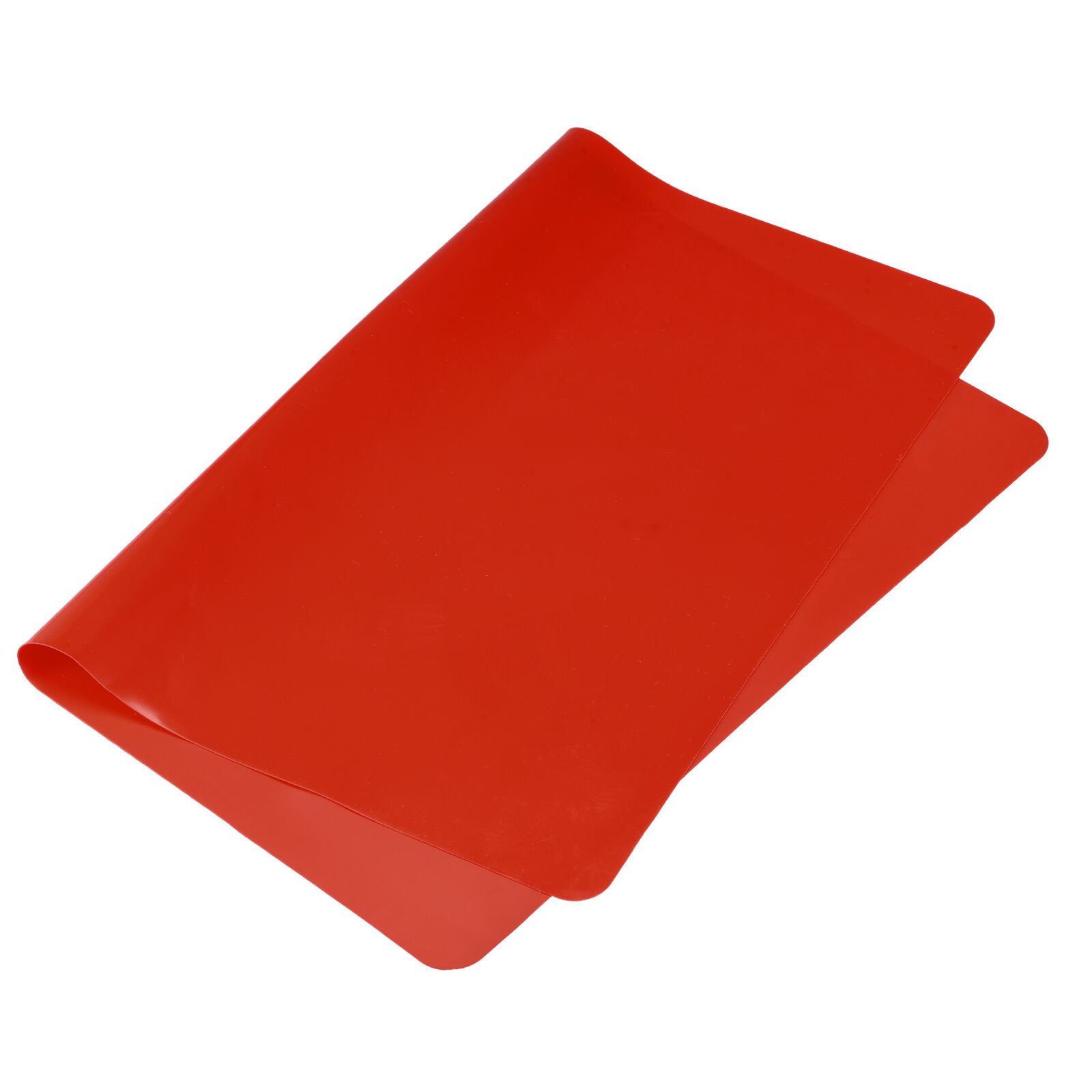 Silicone Mat 15.75" X 11.81" Sheet For Craft Diy Non-slip Red 2pcs