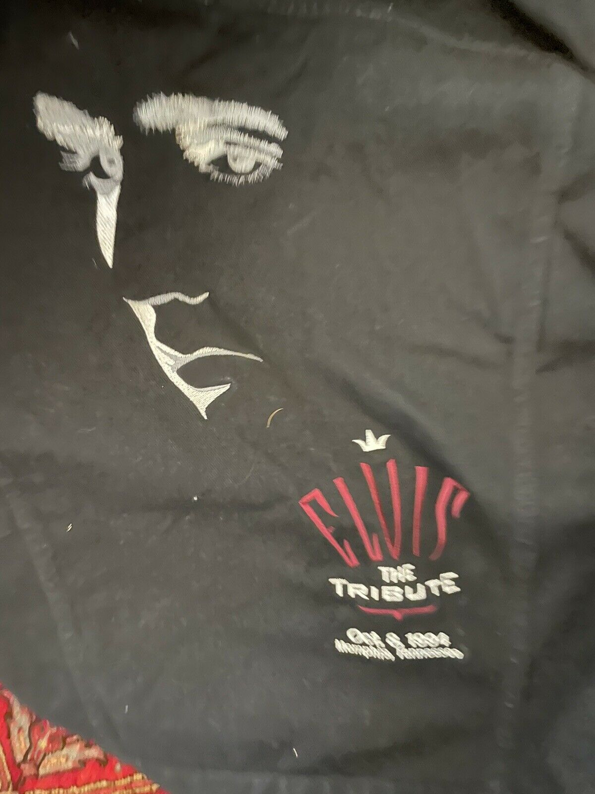 Elvis The Tribute Concert 10/8/94 Staff Jacket 1994 Rare