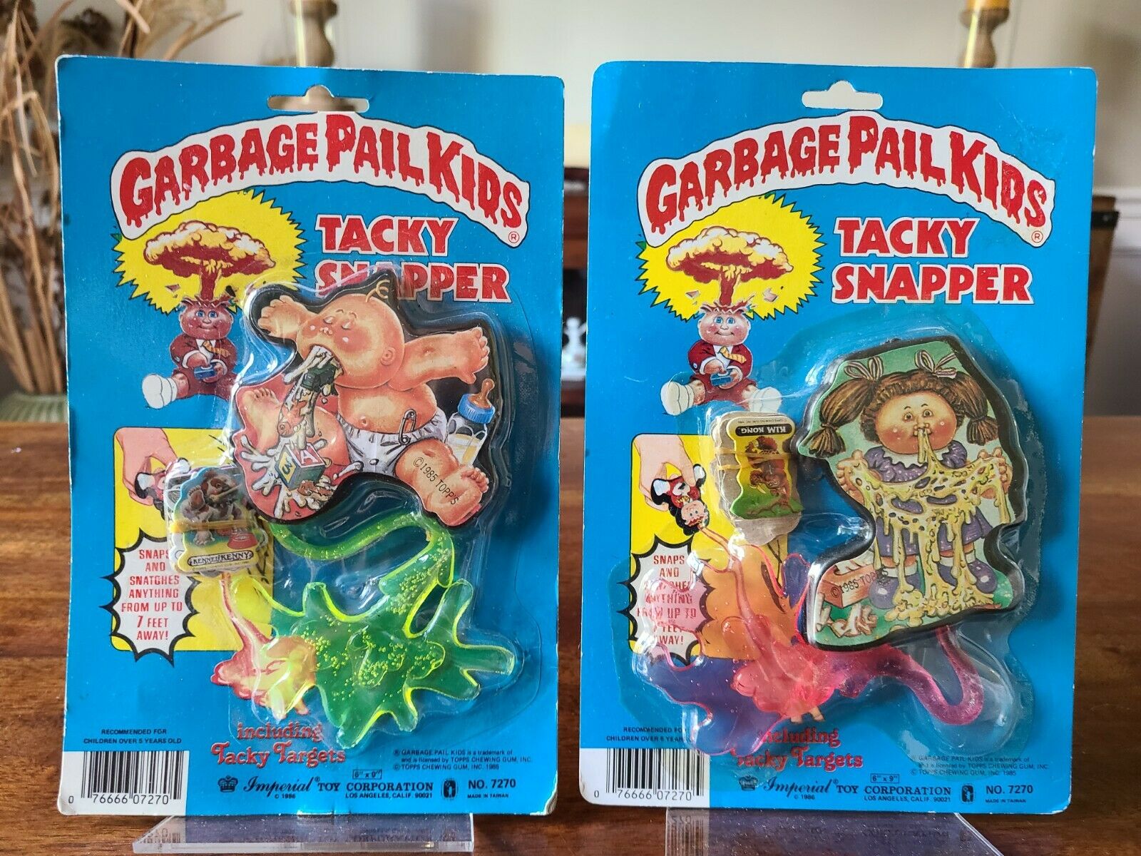 1986 Garbage Pail Kids Series 1 - Wacky Tackers - Lot Of 2 Package!