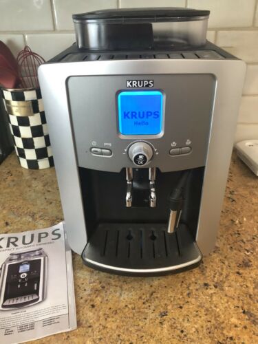 Krups Xp7225 Compact Fully Automatic Espresso Machine **read**