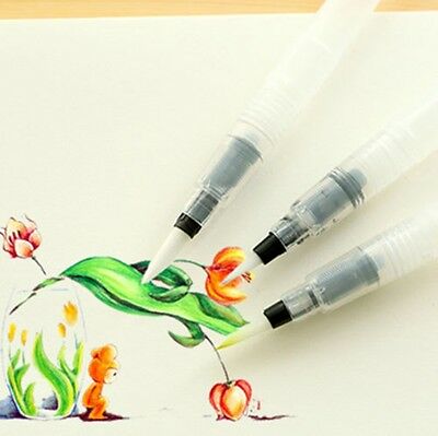 3pcs Pilot Ink Pen For Water Brush Watercolor Calligraphy Painting Tool Set
