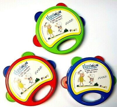 3 Pc Colorful 10.5cm Tambourine Music Toy Child Kids Nosie Maker Home Craft Game