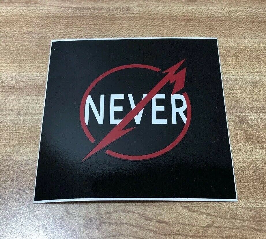 Metallica “through The Never” 2013 Movie Promo Sticker 4x4”