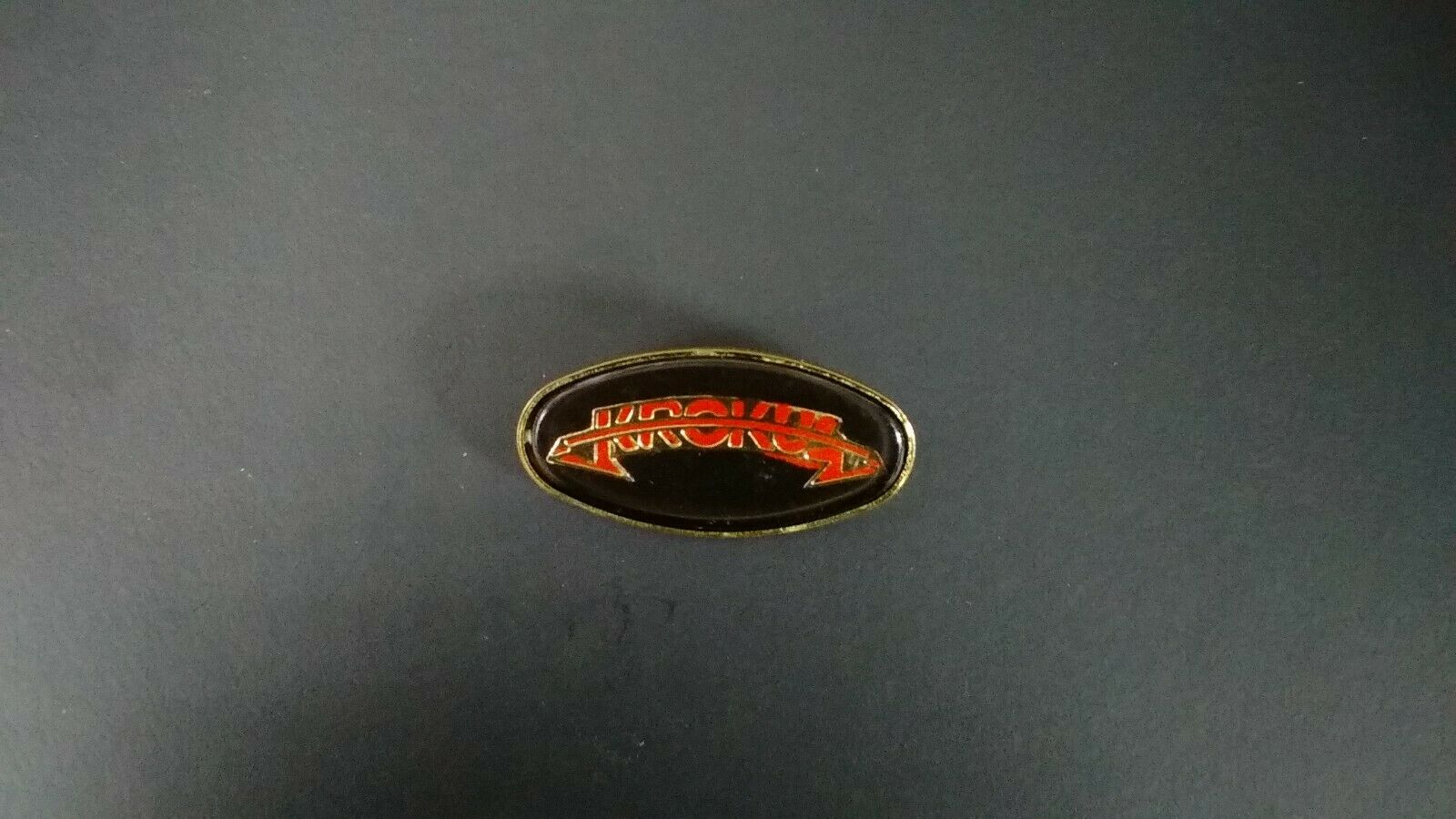 Krokus - Band Logo Old  Vintage 1980`s Pin Badge New Old Stock heavy Metal